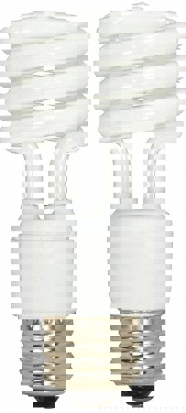 Fluorescent Residential & Office Lamp: 13 Watts, T2, Medium Screw Base